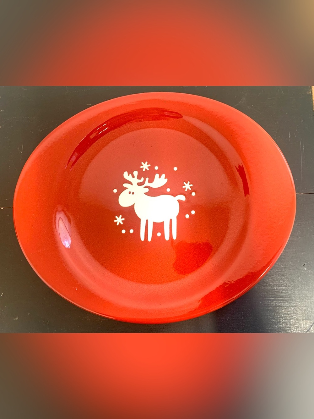 Waechtersbach oval “Emma” reindeer plate